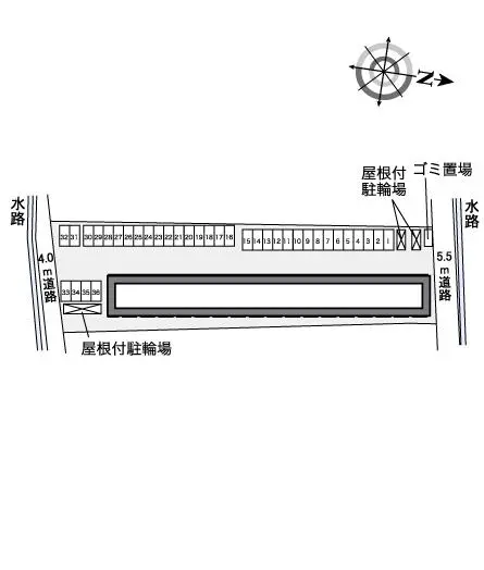 ★手数料０円★倉敷市上東　月極駐車場（LP）